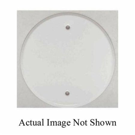 MULBERRY Electrical Box Cover, Round, 430 Stainless Steel, Flat 40428